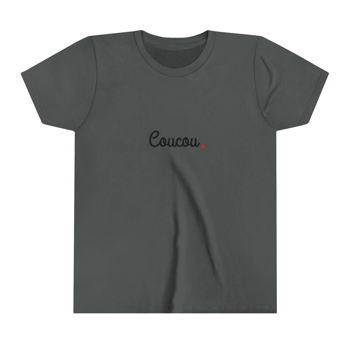 Youth Short Sleeve Tee: "Coucou"