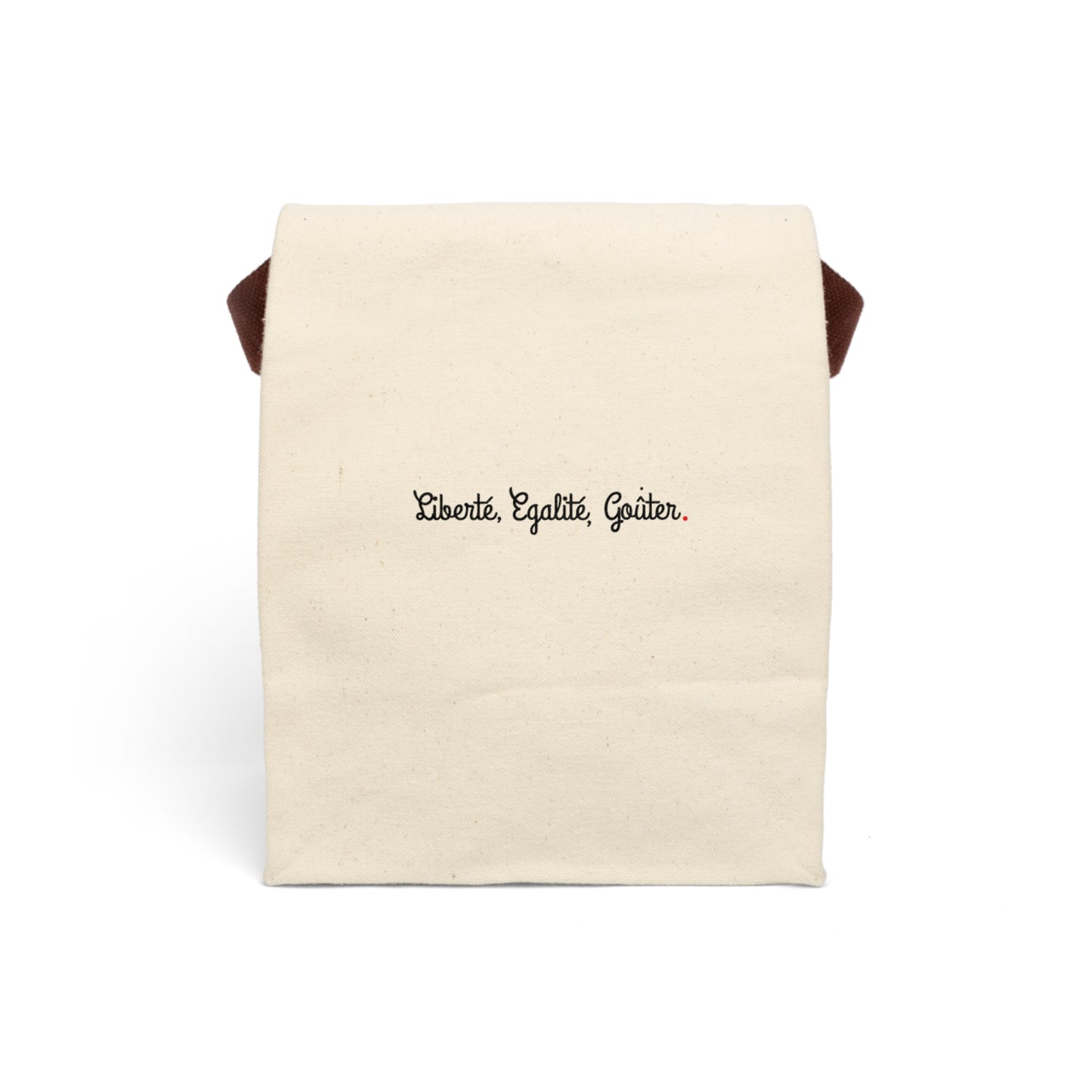 Canvas Lunch Bag With Strap
