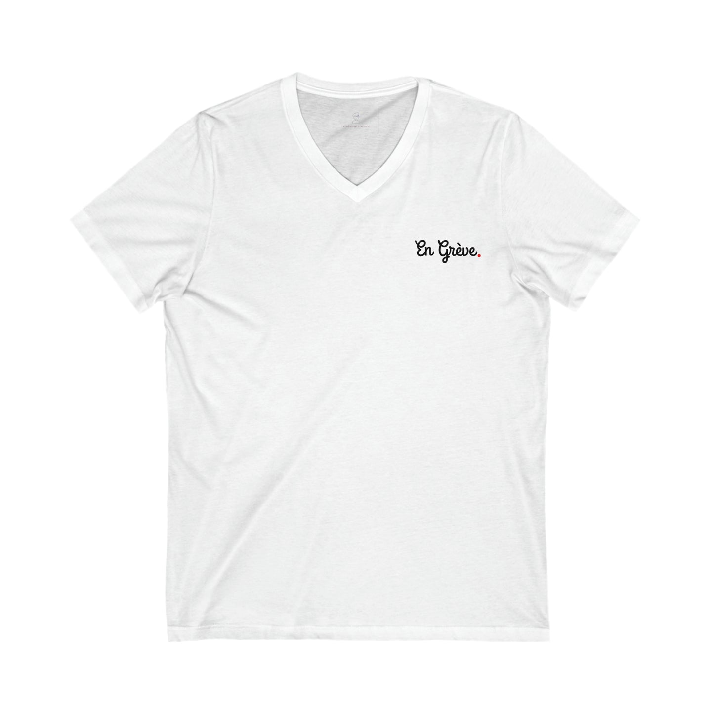 Unisex Jersey Short Sleeve V-Neck Tee