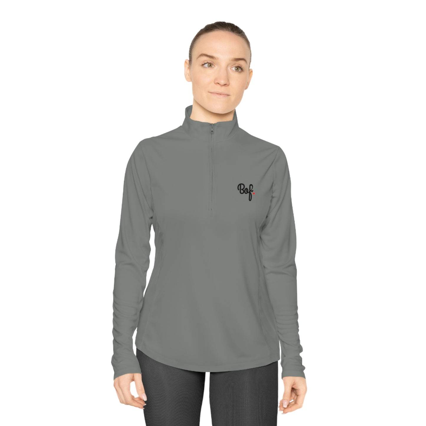 Ladies Quarter-Zip Pullover: Bof