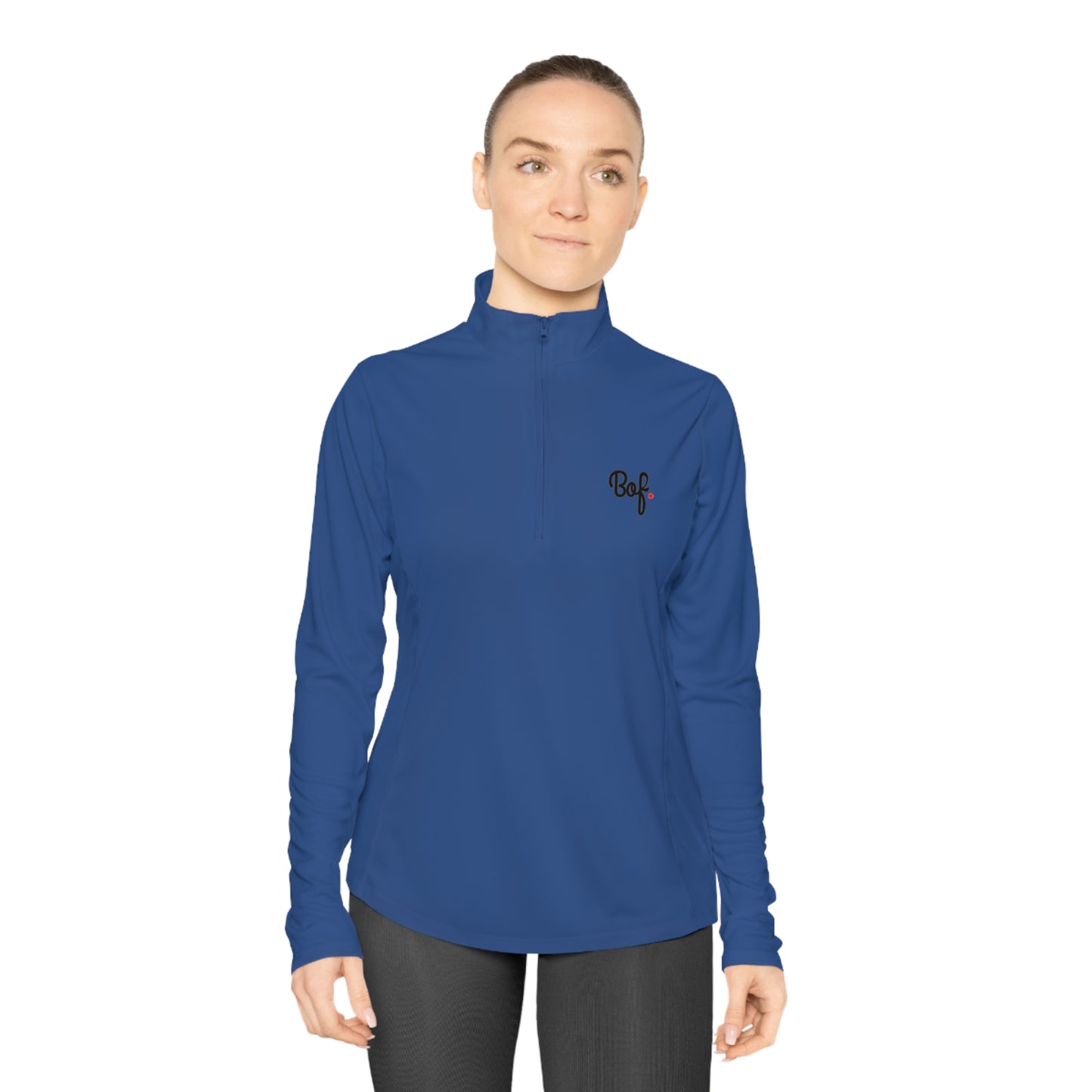 Ladies Quarter-Zip Pullover: Bof