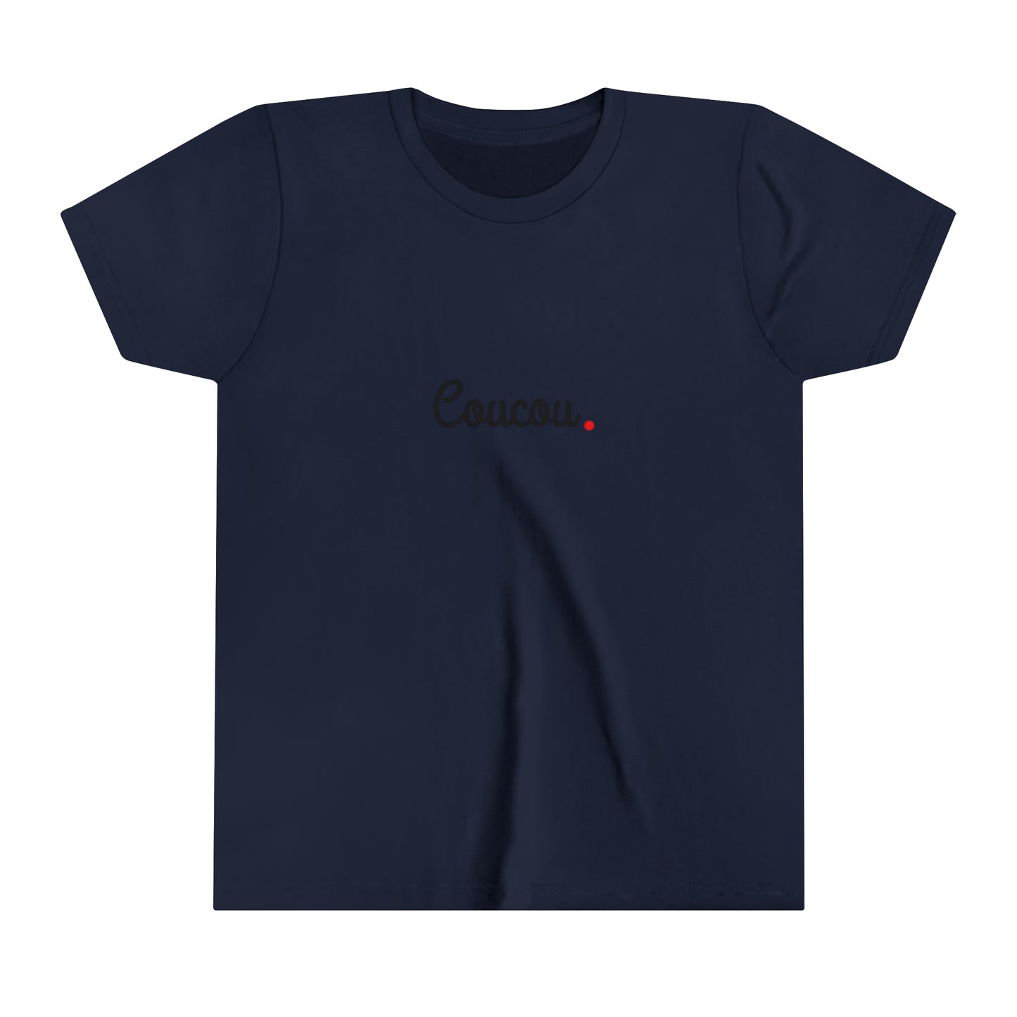 Youth Short Sleeve Tee: "Coucou"
