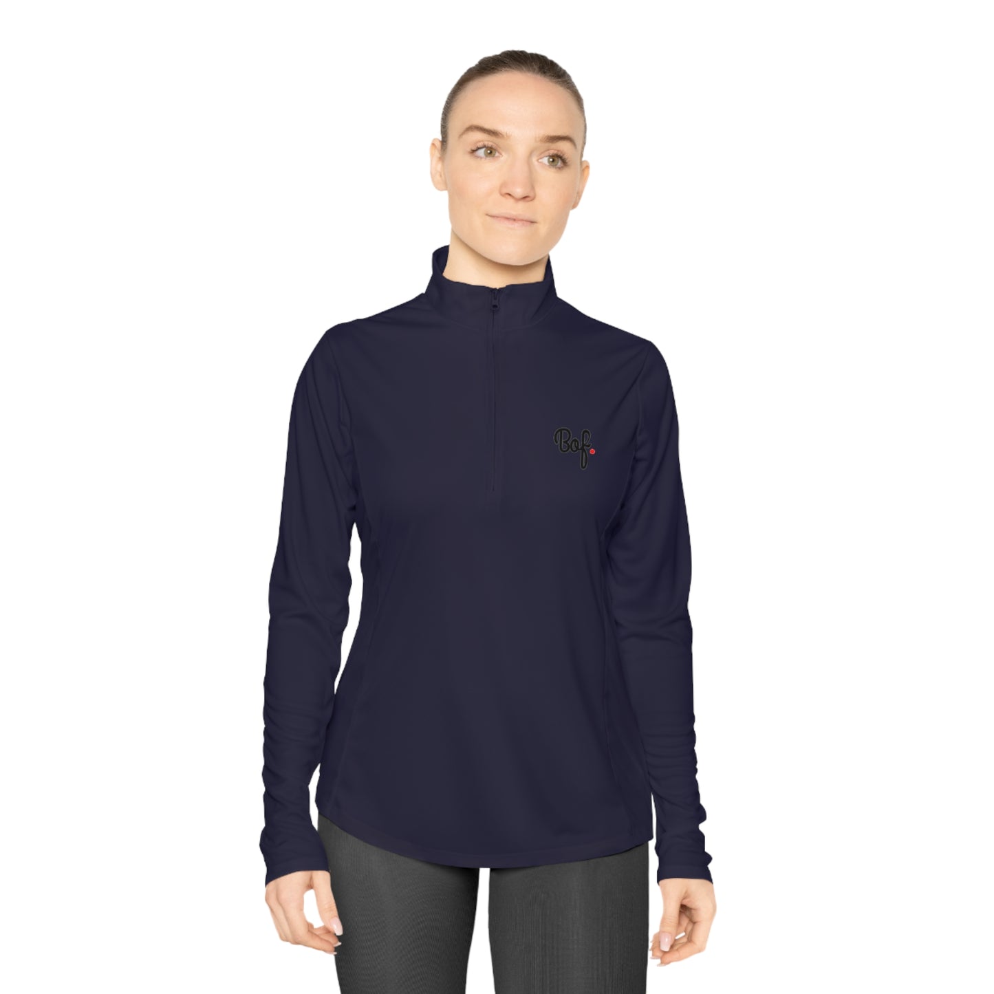 Ladies Quarter-Zip Pullover: Bof