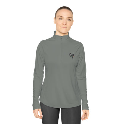 Ladies Quarter-Zip Pullover: Bof